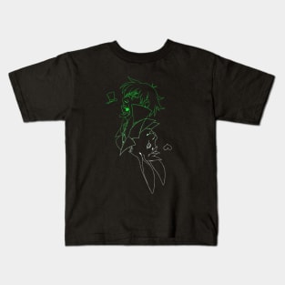 White Rabbit lines Kids T-Shirt